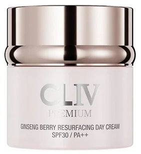 Cliv, Ginseng Berry Resurfacing Day Cream SPF30/PA+++, Krem odmładzający z ochroną przeciwsłoneczną, 50ml - Kremy do twarzy - miniaturka - grafika 1