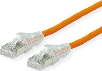DTWYLER DTWYLER Patchkabel Kat.6A klasa EA S/FTP, CU 7702 flex LSOH, AMP v2, pomarańczowy, 3 m