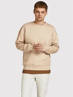 Bluzy męskie - Jack&Jones Bluza Star 12208182 Beżowy Regular Fit - miniaturka - grafika 1