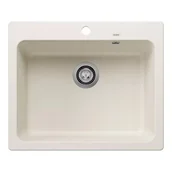 Zlewozmywaki - Zlewozmywak granitowy BLANCO Naya 6 Silgranit Delikatny biały 527128 - miniaturka - grafika 1