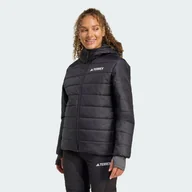 Odzież trekkingowa damska - Kurtka z kapturem z ociepleniem Terrex Multi Essentials CLIMAWARM - miniaturka - grafika 1
