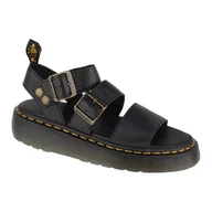 Sandały damskie - Dr Martens Sandały Dr. Martens Gryphon Quad Platform W DM25720001 czarne - miniaturka - grafika 1