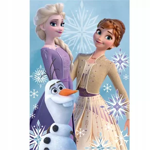 koc kocyk polarowy Kraina Lodu Frozen niebieski 100x150 cm - Koce i narzuty dla dzieci - miniaturka - grafika 1