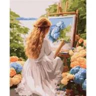 Malowanie po numerach - Ideyka Malowanie po numerach - Artystka 40x50cm - miniaturka - grafika 1