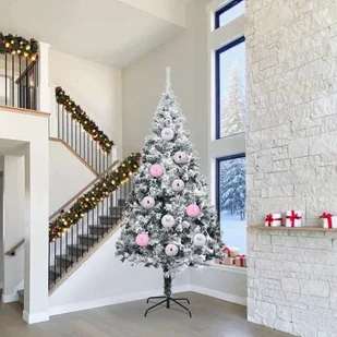 vidaXL Zestaw Bombek Choinkowych 4 pcs Różowy - Bombki - miniaturka - grafika 1