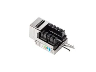 Kable komputerowe i do monitorów - LANBERG Moduł keystone RJ-45/LSA FTP Kat.5e 90° LANBERG - miniaturka - grafika 1