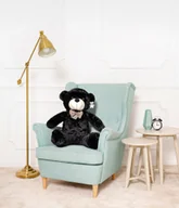 Maskotki i pluszaki - MIŚ GUSTAW DUŻA PRZYTULANKA PLUSZOWA MASKOTKA CLASSICO 90 CM CZARNY - miniaturka - grafika 1