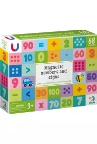 Zestaw magnetyczny Cyfry i znaki 68el - Klocki Zestaw magnetyczny Cyfry i znaki 68el - Klocki - miniaturka - grafika 1