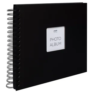 EMPIK HOME – Album fotograficzny wyklejany z okienkiem, czarny, na 100 zdjęć 10x15 cm - Albumy fotograficzne EMPIK HOME – Album fotograficzny wyklejany z okienkiem, czarny, na 100 zdjęć 10x15 cm - Albumy fotograficzne - miniaturka - grafika 1