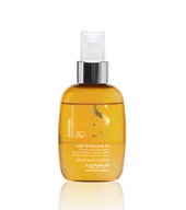 Serum do włosów - Alfaparf Milano Semi di Lino Sunshine Hair Protective, olejek do włosów z filtrem UV, 125ml - miniaturka - grafika 1