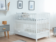 Łóżeczko dziecięce sosnowe Baby Classic 60x120 białe