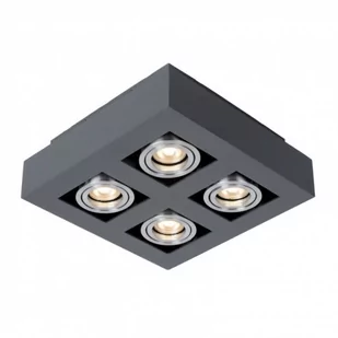 Italux Plafon CASEMIRO kol czarny IT8002S4-BK/AL) - Lampy sufitowe - miniaturka - grafika 1