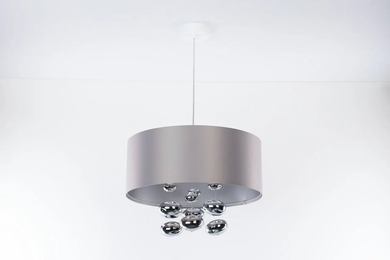 Lampa wisząca BUBBLE LIGHT 50cm szara BPS KONCEPT