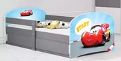Łóżka dla dzieci i młodzieży - Parterowe łóżko dla chłopca autko ze schowkiem 80x160 L9-D33 - miniaturka - grafika 1