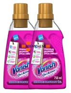 Środki do prania - Vanish Oxi Action Pink odplamiacz do koloru tkanin w żelu 750ml - miniaturka - grafika 1