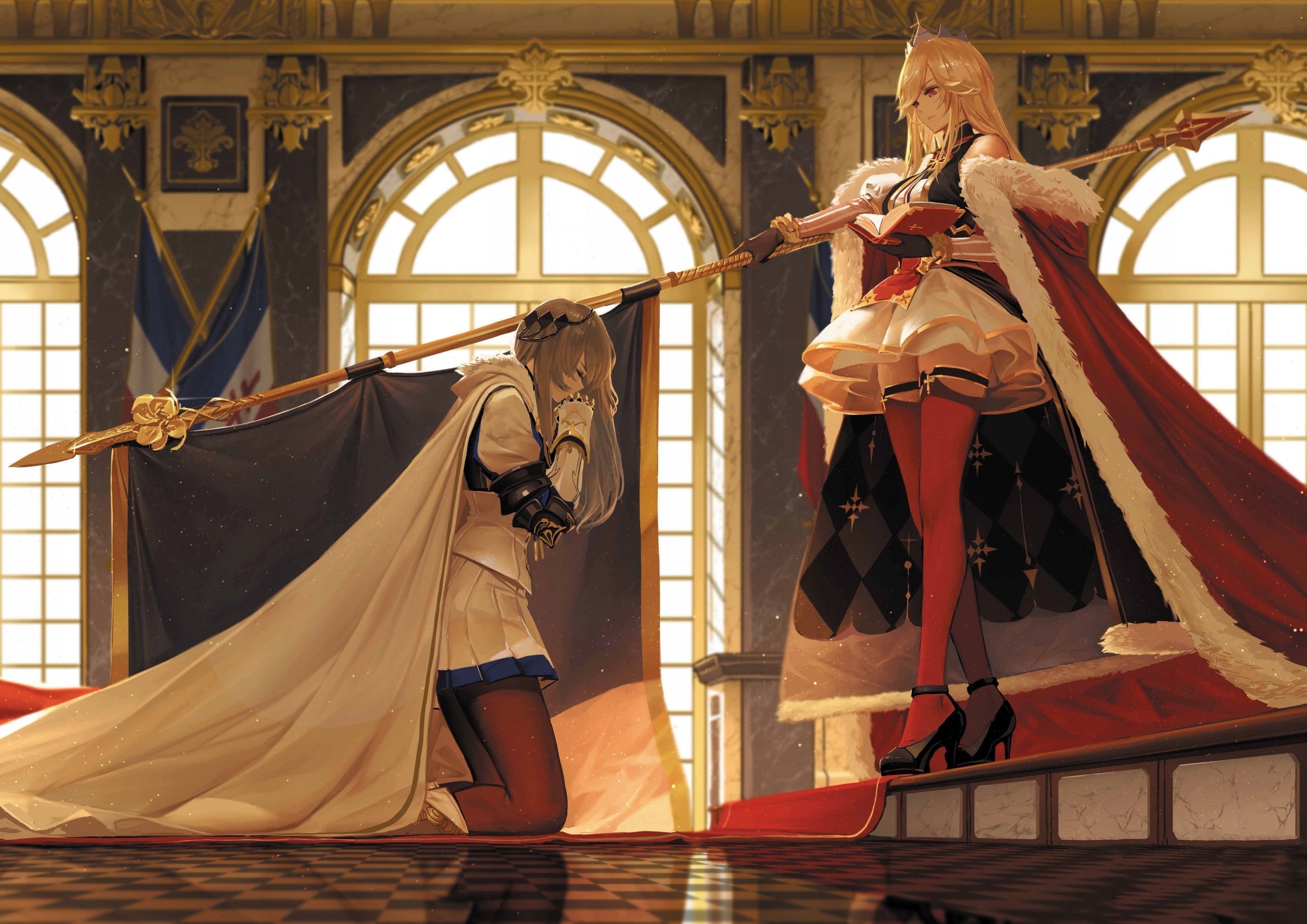 Plakat A1 anime gra Azur Lane
