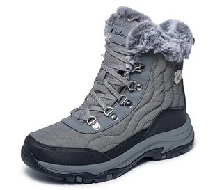 Skechers Damskie botki Trego-Stormie, ciemnoszary, 36 EU - Botki damskie - miniaturka - grafika 1