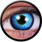Soczewki kontaktowe - Maxvue Vision Crazy Lens - Space Blue, 2 szt moc 0.00 - miniaturka - grafika 1