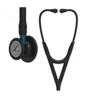 Urządzenia medyczne - Stetoskop Littmann Cardiology IV 6201 Stetoskop kardiologiczny Black-Finish, przewód - czarny, trzonek niebieski - miniaturka - grafika 1