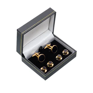 Komplet smokingowy z onyksem KSL990014 - Zestawy biżuterii dla kobiet - miniaturka - grafika 1