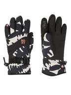Rękawice narciarskie - Roxy Rękawice snowboardowe Jetty ERGHN03048 Czarny - miniaturka - grafika 1