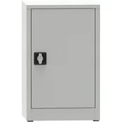 Pozostałe wyposażenie warsztatu - PARTNER B2B Warsztatowa szafa półkowa na narzędzia KOVONA, 1 półka, spawana, 508 x 500 x 800 mm, szara 178622 - miniaturka - grafika 1