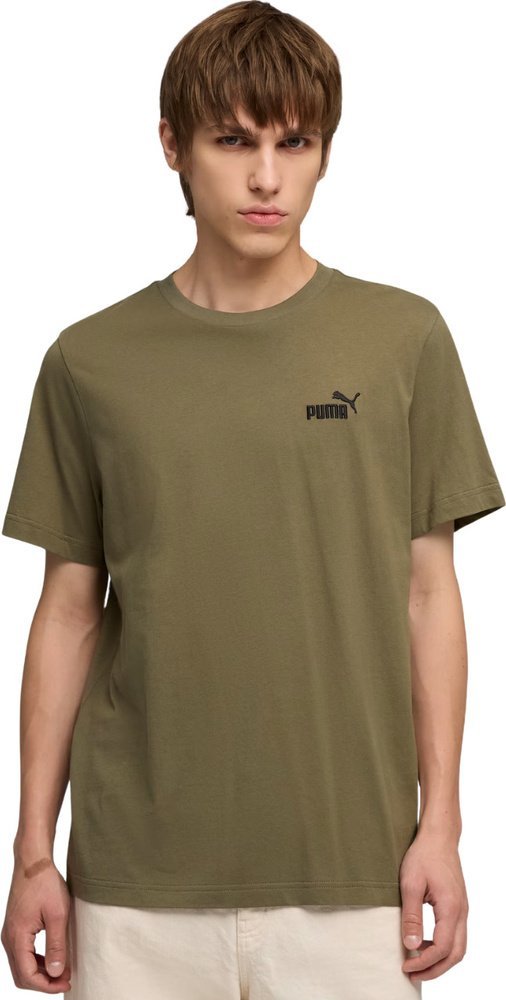 Puma Koszulka męska Puma ESS Small No.1 Logo Tees oliwkowa 682535 81 S