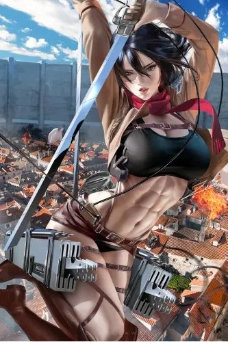 Plakat Anime Attack on Titan aot_991 A1+ (custom)