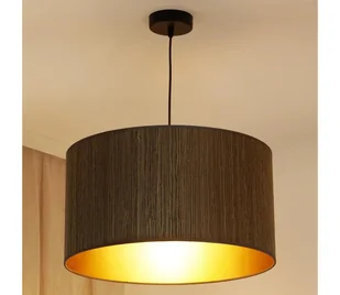 Brilagi - Żyrandol na lince BOSTON ROLLER 1xE27/15W/230V śr. 45 cm brązowy/złoty - Lampy sufitowe - miniaturka - grafika 1