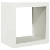 Wózki magazynowe - vidaXL Stojak na drewno opałowe, biały, 60x40x60 cm, stalowy - miniaturka - grafika 1