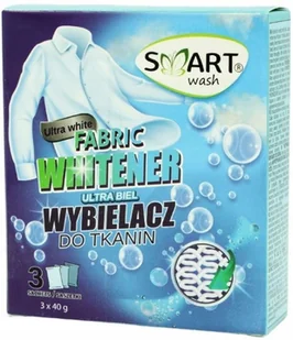 SMART wash wybielacz do tkanin odświeżenie i rozjaśnienie ubrań 3x40 g - Środki do prania - miniaturka - grafika 1