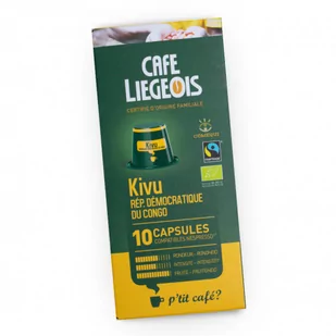 Café Liégeois Kawa w kapsułkach Café Liégeois Kivu, 10 szt. CL Kivu, 10 units - Kawa w kapsułkach i saszetkach - miniaturka - grafika 1