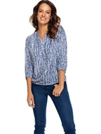 Bluzki damskie - WITT WEIDEN Bluzka w kolorze granatowo-białym - miniaturka - grafika 1