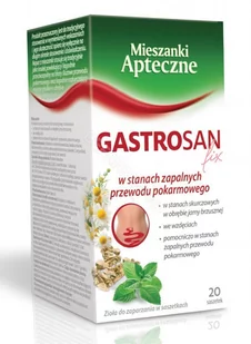 Herbapol Zioła fix Gastrosan 30 szt. - Zioła - miniaturka - grafika 1