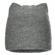 Czapki damskie - Czapka zimowa damska KITTY Ciemny szary - miniaturka - grafika 1