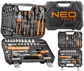 Klucze i nasadki - Zestaw Narzędzi Uniwersalny Walizka 56 el. Klucze Nasadowe Neo Tools - miniaturka - grafika 1