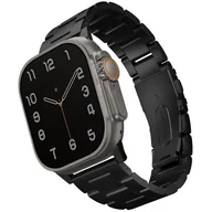 Akcesoria do smartwatchy - Pasek UNIQ Osta do Apple Watch 42/44/44/49mm Czarny UNIQ-49MM-OSTABLK - miniaturka - grafika 1