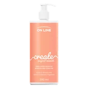 Mydła - On Line Create, mydło w płynie do rąk i ciała 2w1, bursztyn i mleczko migdałowe, 390 ml - miniaturka - grafika 1