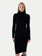 Sukienki - ONLY Sukienka dzianinowa Nellie 15363533 Czarny Regular Fit - miniaturka - grafika 1