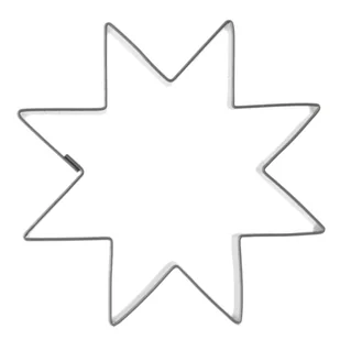 Wykrawacz do ciastek stalowy gwiazda foremka świąteczna do pierników 6 cm - Formy do ciast - miniaturka - grafika 1