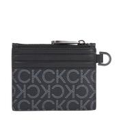 Etui na dokumenty i karty - Etui na karty kredytowe Calvin Klein Subtle Mono 6Cc Holder W/Zip K50K509236 Black Classic Mono 01H - miniaturka - grafika 1