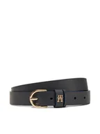 Paski - Tommy Hilfiger Pasek Damski Essential Effortless 2.5 AW0AW16836 Granatowy - miniaturka - grafika 1