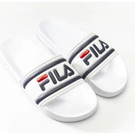 Klapki i japonki damskie - Fila Morro Bay Slipper Wmn 1FG White białe - miniaturka - grafika 1