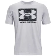 Koszulki sportowe męskie - Koszulka męska Under Armour ABC Camo Boxed Logo SS Rozmiar: XXL / Kolor: jasnoszary - miniaturka - grafika 1