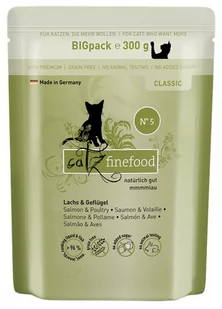 Catz Finefood Classic N.05 Łosoś i drób saszetka 300g - Mokra karma dla kotów - miniaturka - grafika 1