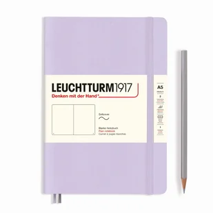 Notatnik Leuchtturm1917 Medium A5, miękka oprawa, gładki, lilac - Notesy i bloczki - miniaturka - grafika 1