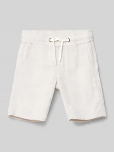 Bermudy z fakturowanym wzorem - Spodnie i spodenki dla chłopców - miniaturka - grafika 1