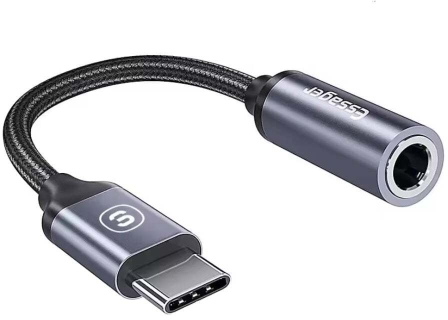 Adapter USB Essager adapter audio USB-C do mini jack 3,5 mm AUX