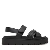 Buty dla dziewczynek - Sandały Calvin Klein Jeans V3A2-82044-1013 S Czarny - miniaturka - grafika 1
