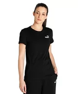 Koszulki i topy damskie - PUMA T-shirt damski ESS+ z dzianiny, czarny, XS - miniaturka - grafika 1